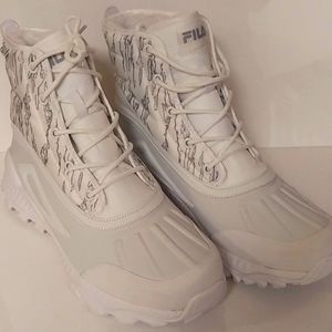 Fila Alpine DB Women's Sneaker Boots Size 11 White, Gray